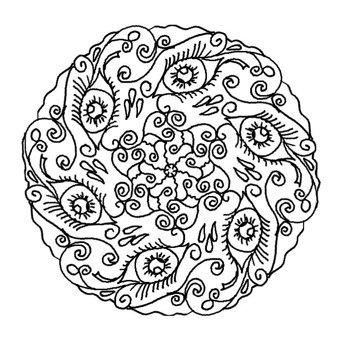 5 Printable Abstract Coloring Pages For Stress Relief