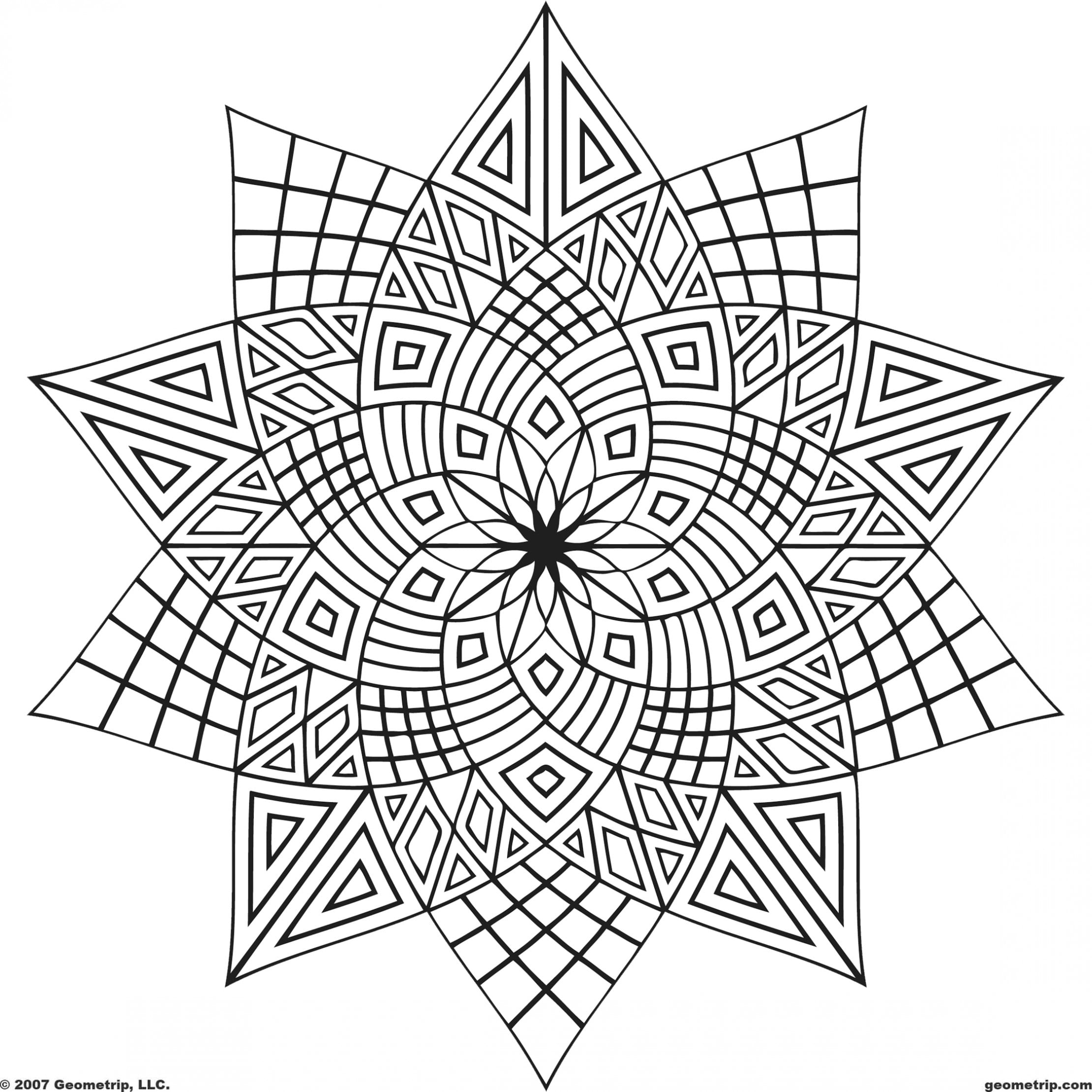 difficult coloring pages printable 197