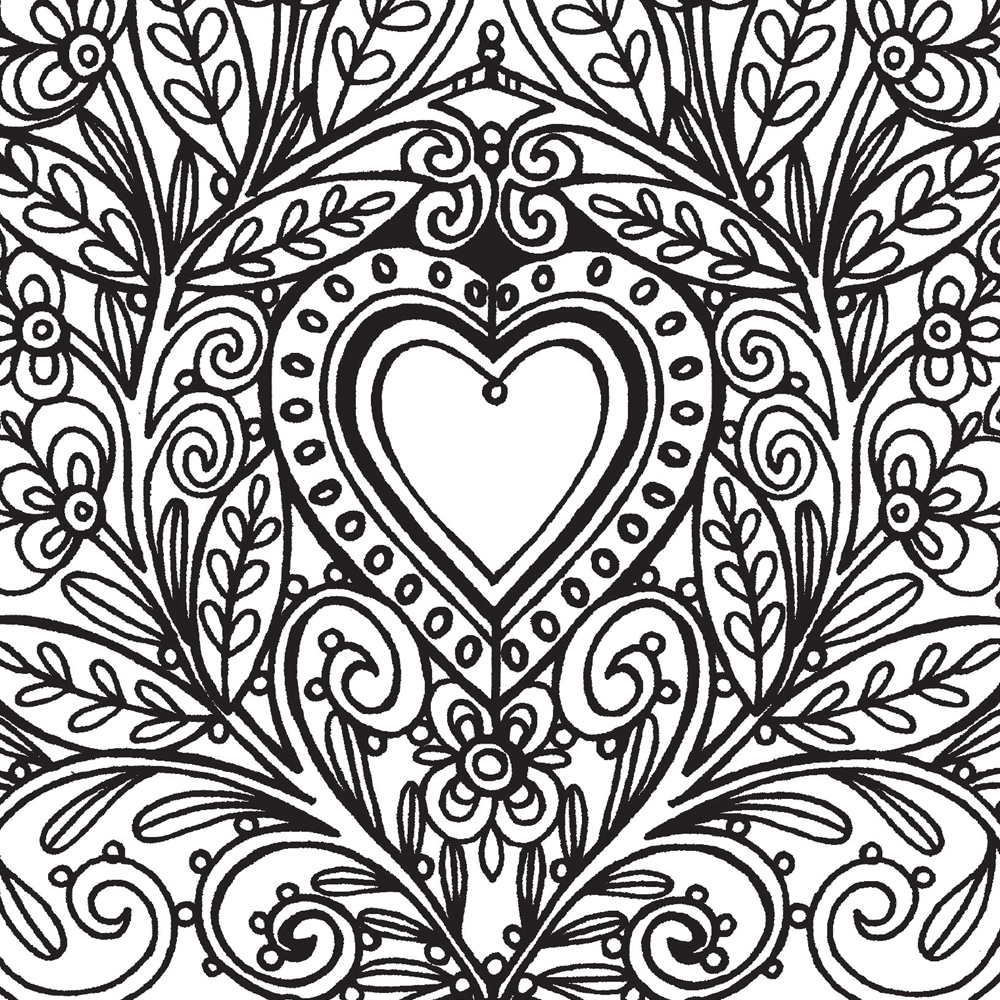 5 Printable Abstract Coloring Pages For Stress Relief